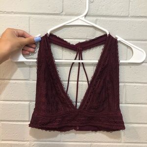 Maroon urban outfitters bralette!